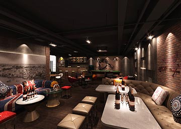 LAB創(chuàng)意酒吧設(shè)計(jì)裝修