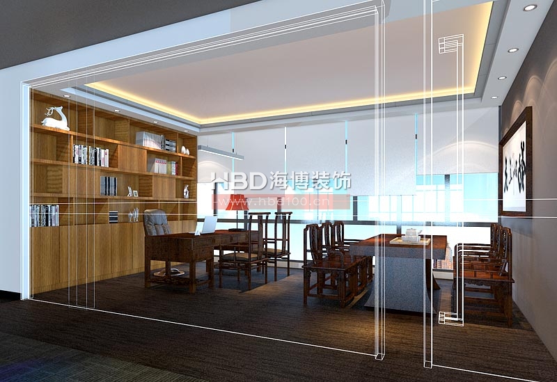 酷果科技辦公室裝修案例 中式經(jīng)理辦公室 酷果科技辦公室裝修案例 中式經(jīng)理辦公室