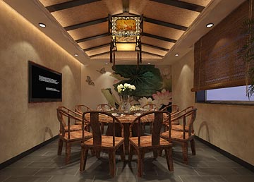 廣州市茶室裝修設(shè)計(jì) 素雅齋堂