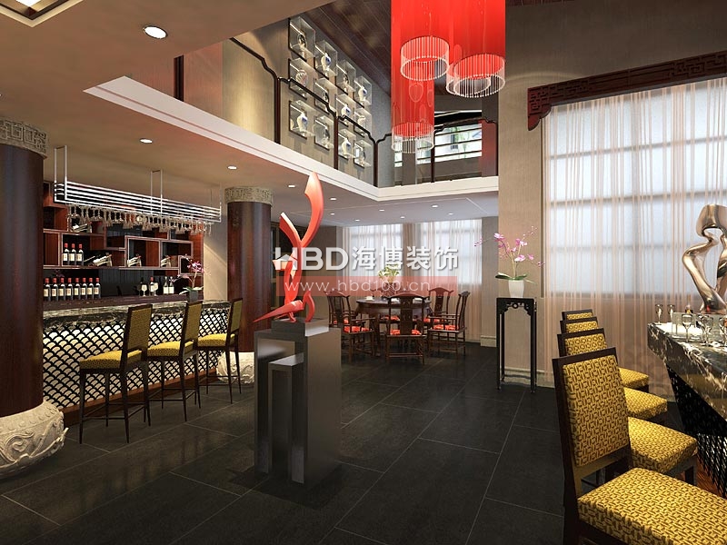 日熙貿(mào)易公司會所設(shè)計 吧臺區(qū) 日熙貿(mào)易公司會所設(shè)計 吧臺區(qū)
