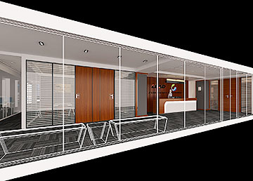 較前廣告公司前臺裝修設計 較前廣告公司前臺裝修設計