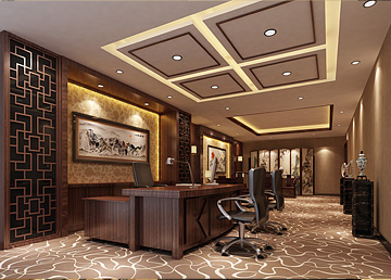 隆鑫投資公司珠江新城總經理室裝修 隆鑫投資公司珠江新城總經理室裝修