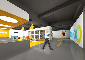 百田科技公司辦公樓設計休閑區 百田科技公司辦公樓設計休閑區