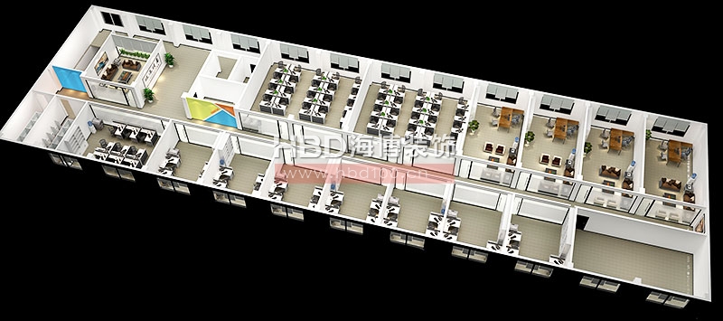 辦公室設計,鳥瞰設計效果圖,海博裝飾.jpg 辦公室設計,鳥瞰設計效果圖,海博裝飾.jpg