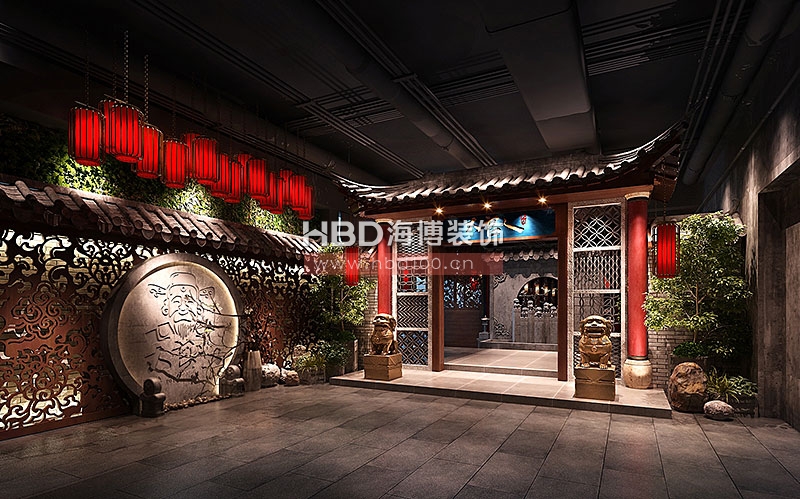 餐廳裝修設計,川菜館裝修設計,川味火鍋餐廳裝修設計,海博裝飾.jpg 餐廳裝修設計,川菜館裝修設計,川味火鍋餐廳裝修設計,海博裝飾.jpg