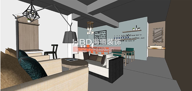 咖啡廳設(shè)計二樓雅座3 咖啡廳設(shè)計二樓雅座3